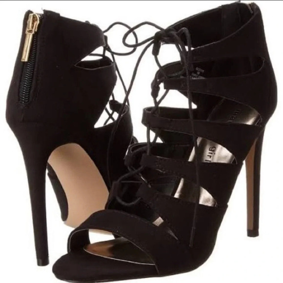 Madden Girl Black Heels - Picture 2 of 7